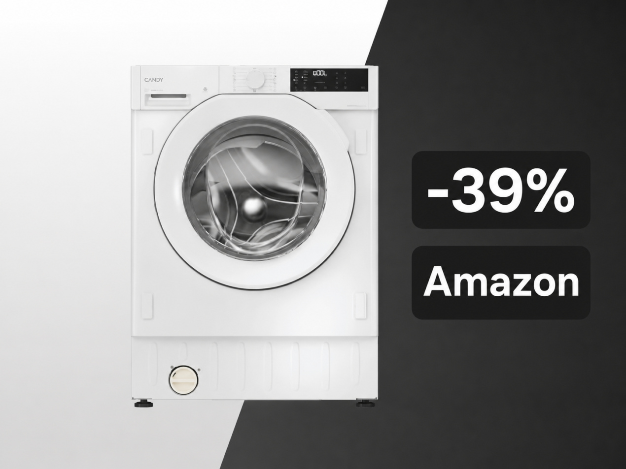 Lavasciuga Candy con Wi-Fi e vapore al minimo storico su Amazon: sconto del 39% da non perdere