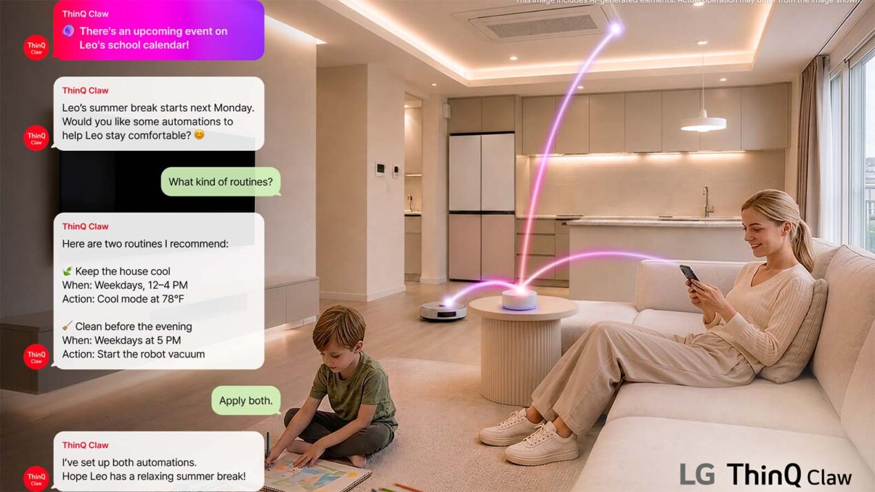 LG a IFA 2026 lancia ThinQ Claw e trasforma la casa con l’AI conversazionale